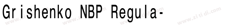 Grishenko NBP Regula字体转换